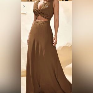 Ring Linked Cut Out Dress